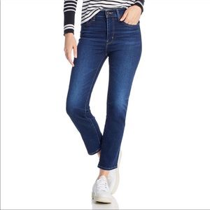 Levi’s 724 High Rise Straight Jeans Dark Wash